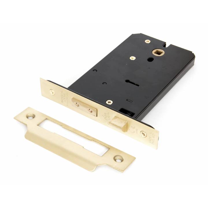 Brass 5 Lever Horizontal Sash Lock