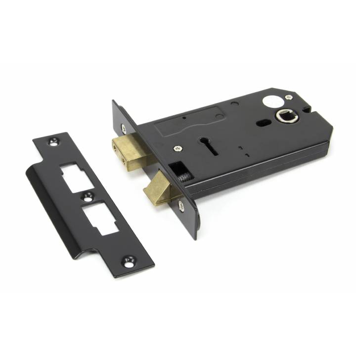 Black 5inch Horizontal 3 Lever Lock