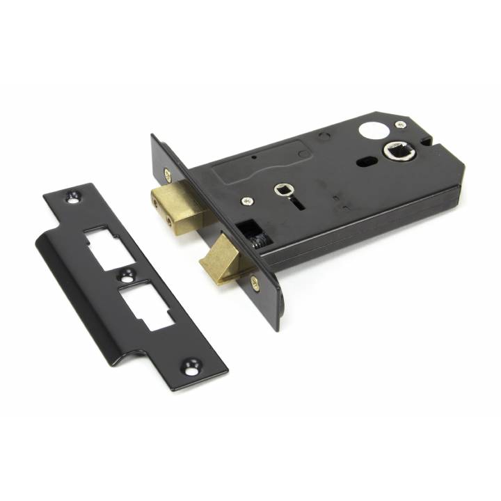 Black 5inch Horizontal Bathroom Lock