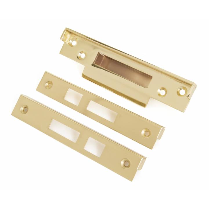 Electro Brassed inch Rebate Kit for Sash Lock