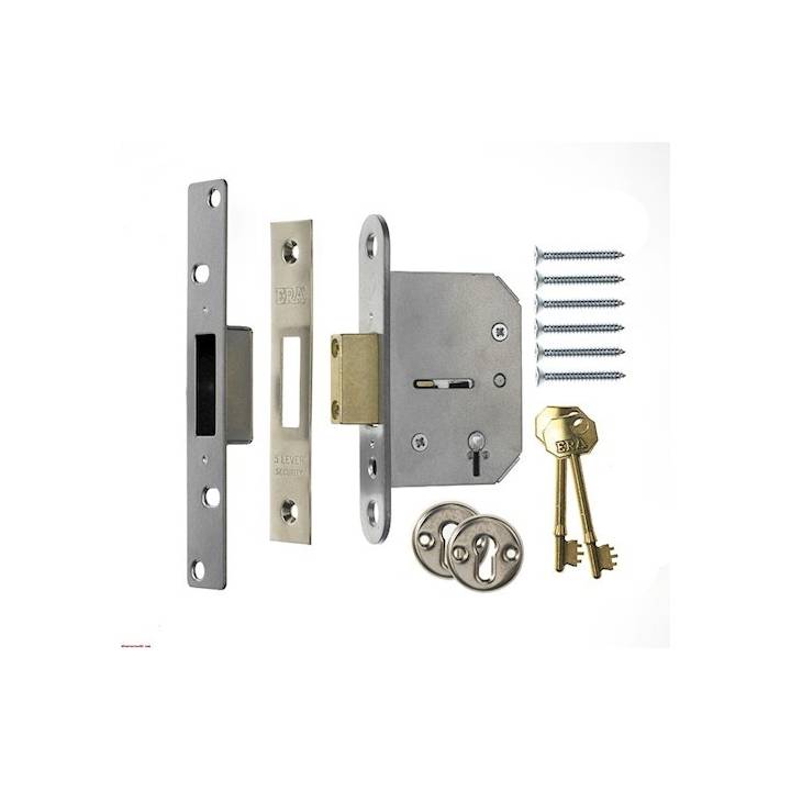 ERA 3 LEVER SASHLOCK 21/2 CHROME