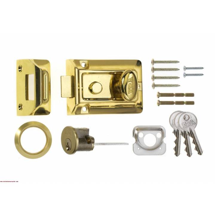 ERA BRASS PLATED DOOR LOCK