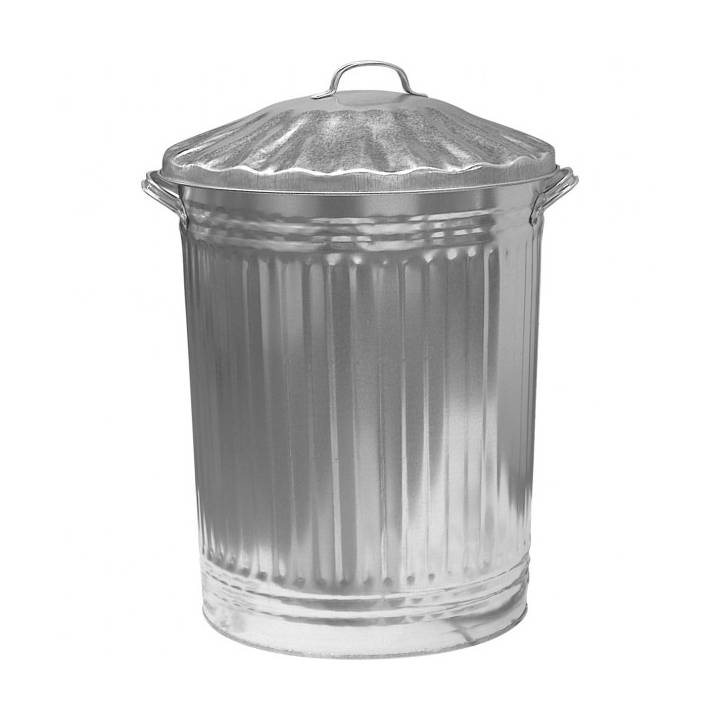 GALVANISED DUST BIN