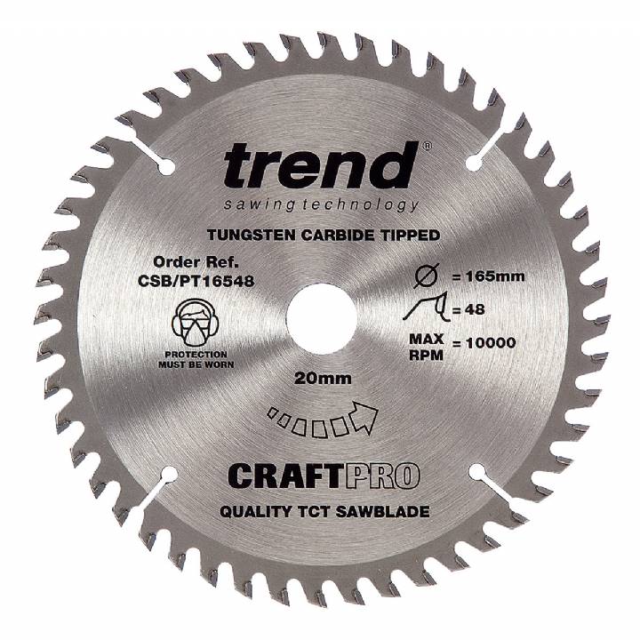 TREND SAW BLADE 165 X 48 X 20