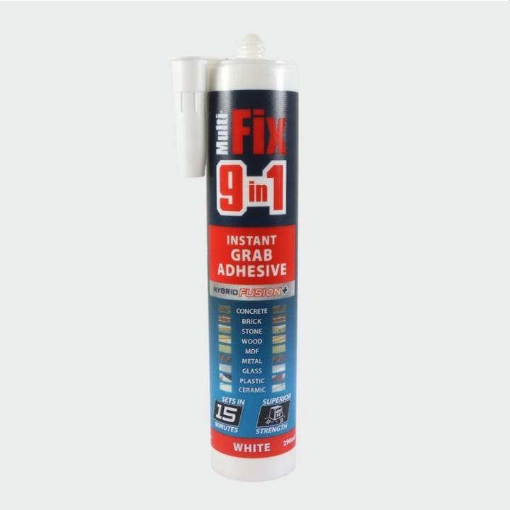 9 in 1 INSTANT GRAB ADHESIVE WHITE 290ml