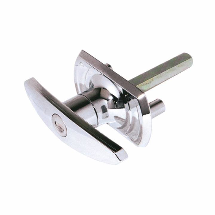 STERLING GT01V NICKEL GARAGE DOOR HANDLE SQUARE