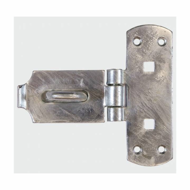 VERTICAL HASP & STAPLE 150MM BZP