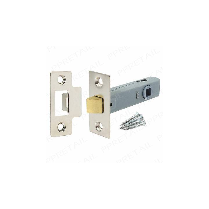 TUBULAR DOOR LATCH NICKEL 3 INCH