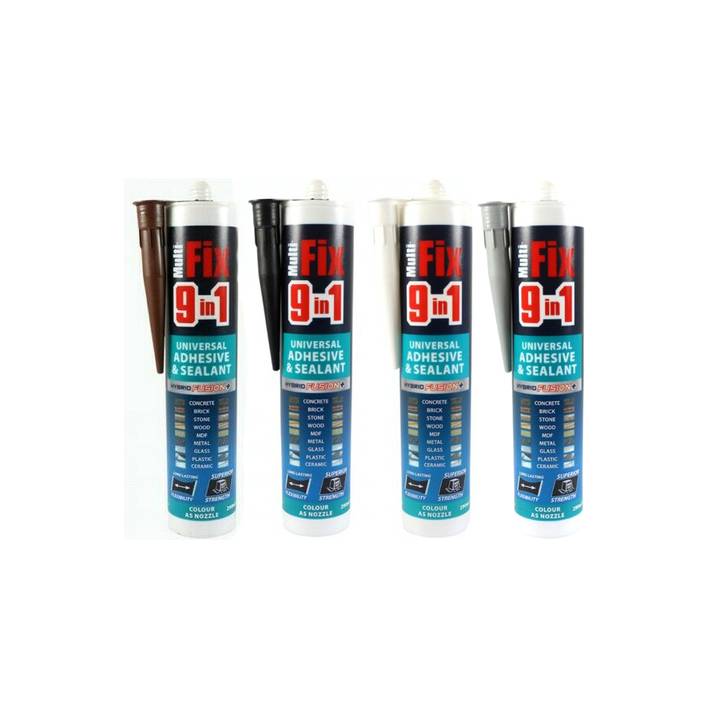 9 IN 1 ADHESIVE / SEALANT - 4 COLOURS