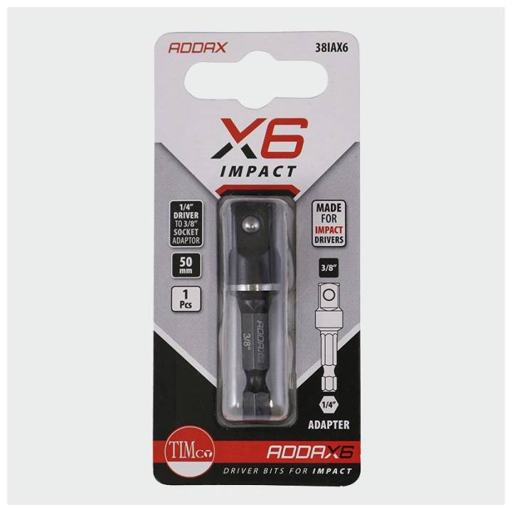 ADDAX X6 IMPACT ADAPATOR 3/8