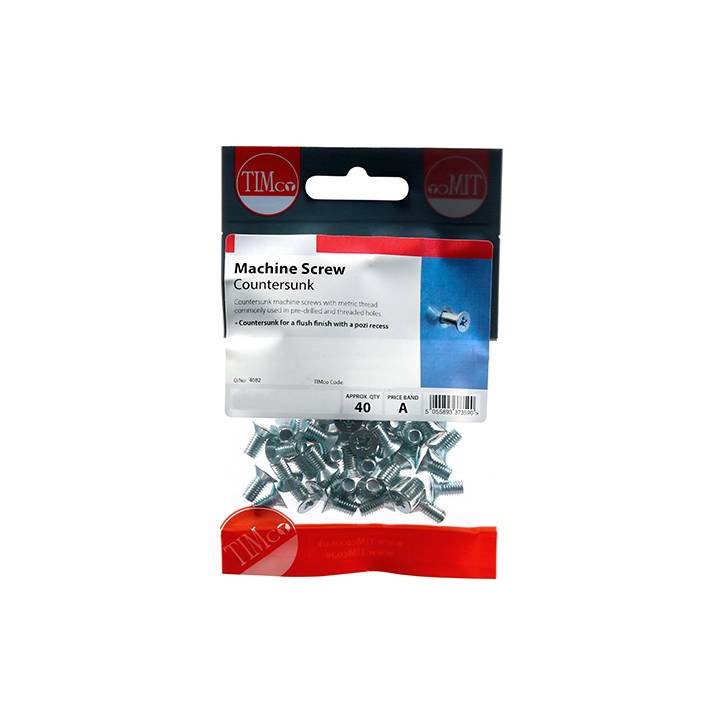 COUNTERSUNK MACHINE SCREWS PACK