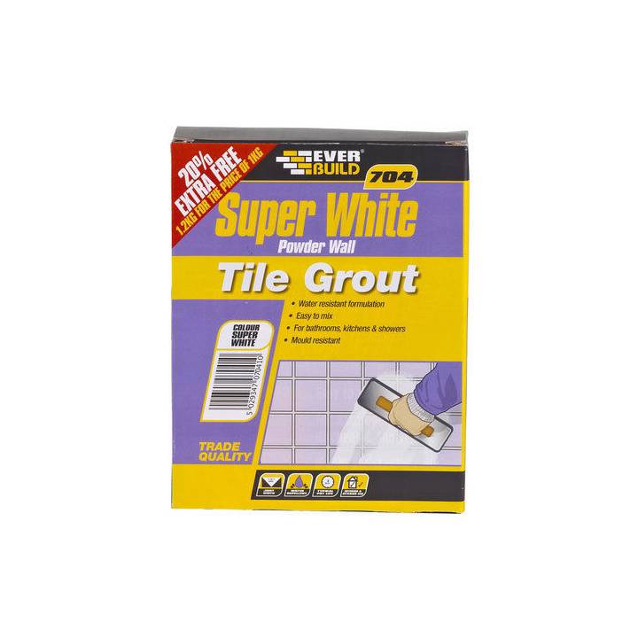 EVERBUILD POWDER WALL TILE GROUT 1.2KG