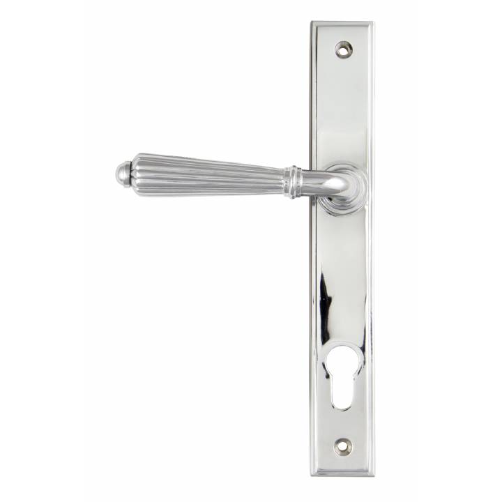 Polished Chrome Hinton Slimline Lever Espag. Lock Set