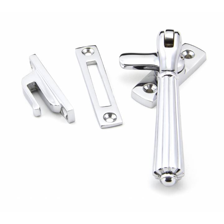 Polished Chrome Locking Hinton Fastener