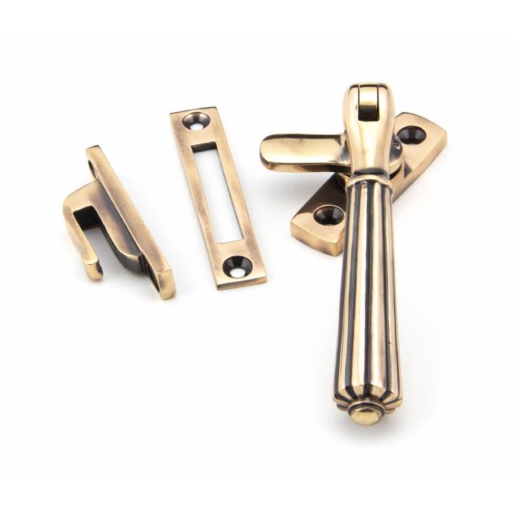 Polished Bronze Locking Hinton Fastener