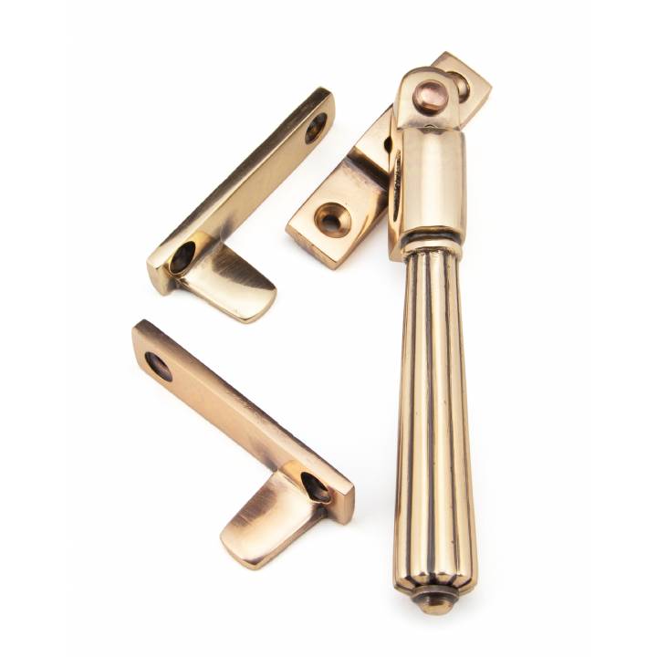 Polished Bronze Night-Vent Locking Hinton Fastener