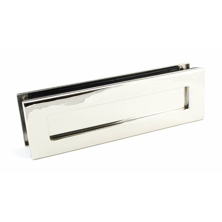 Polished Nickel Traditional Letterbox