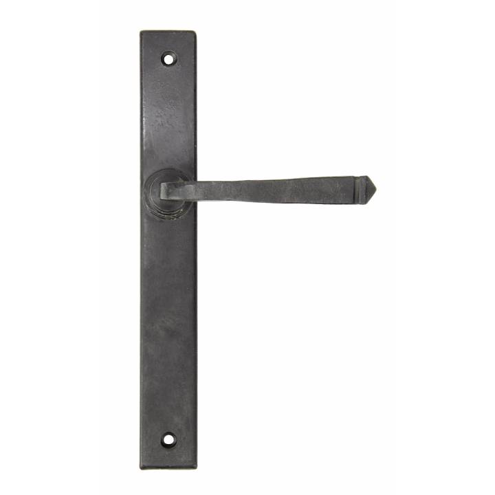 External Beeswax Avon Slimline Lever Latch Set