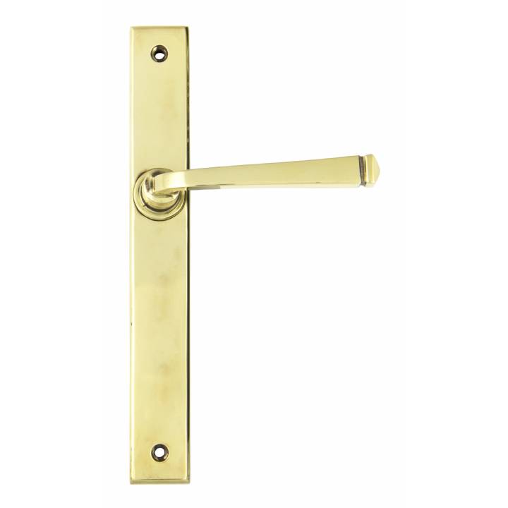 Aged Brass Avon Slimline Lever Latch Set