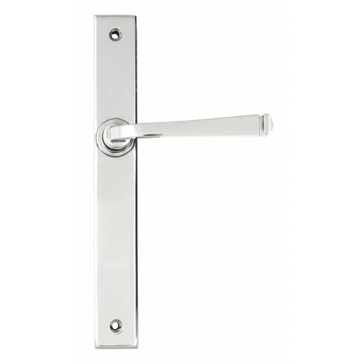 Polished Chrome Avon Slimline Lever Latch Set