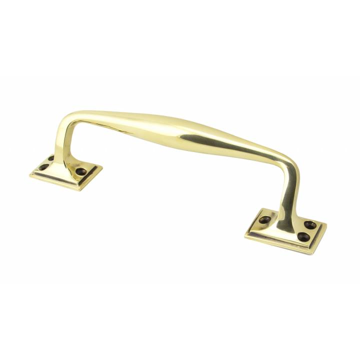 Aged Brass 230mm Art Deco Pull Handle