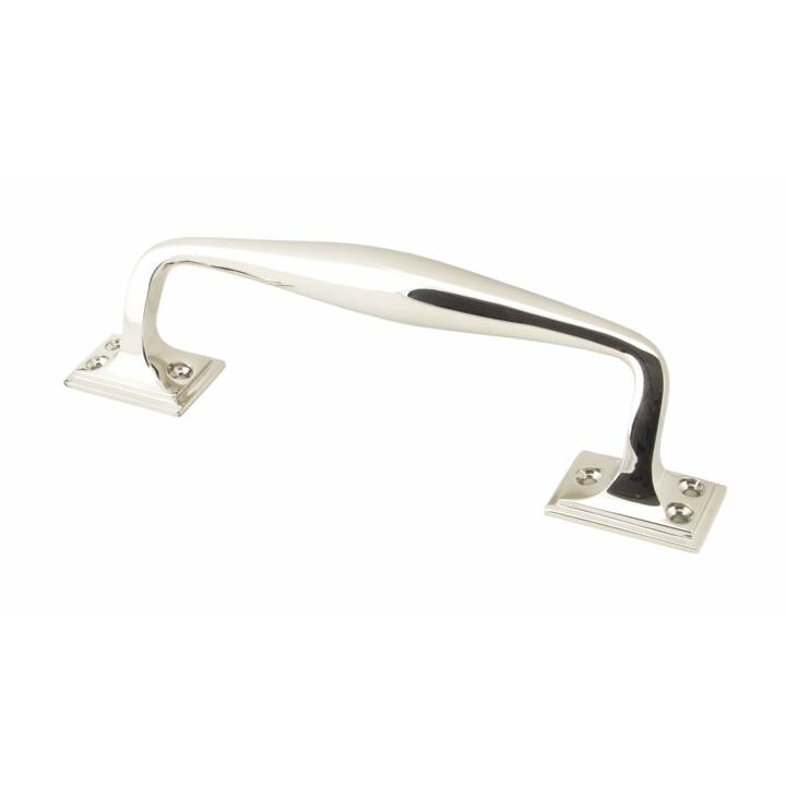 Polished Nickel 230mm Art Deco Pull Handle