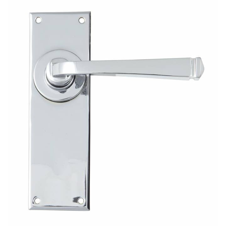 Polished Chrome Avon Lever Latch Set