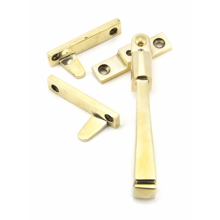 Aged Brass Night-Vent Locking Avon Fastener