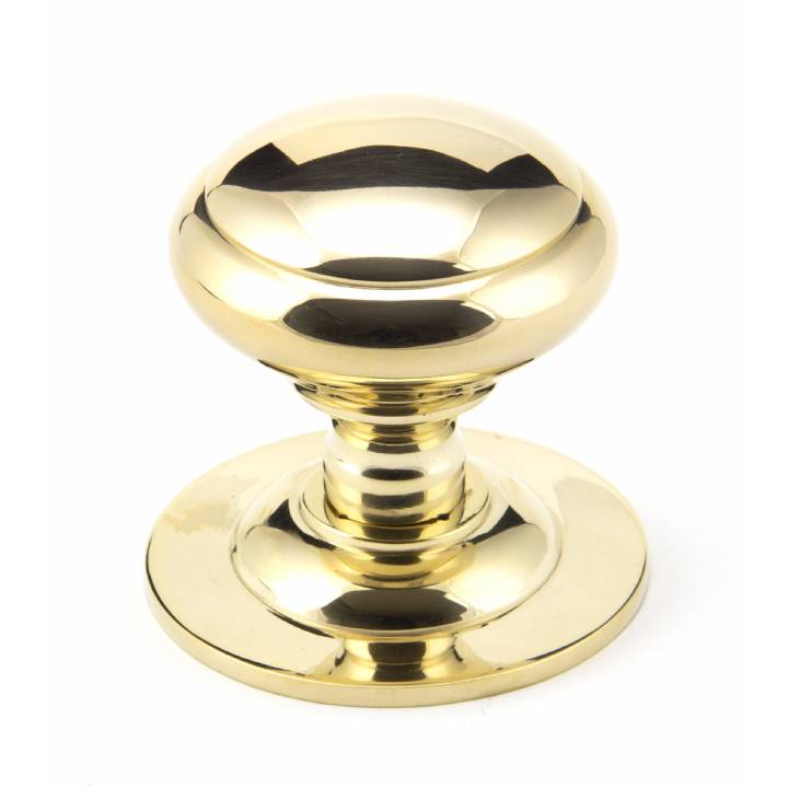 Polished Brass Centre Door Knob