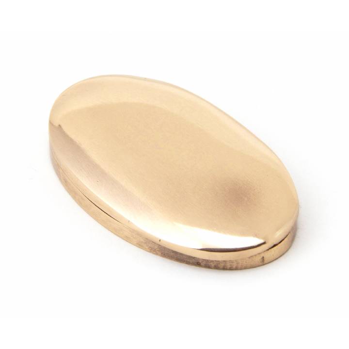 Polished Bronze Oval Escutcheon & Cover