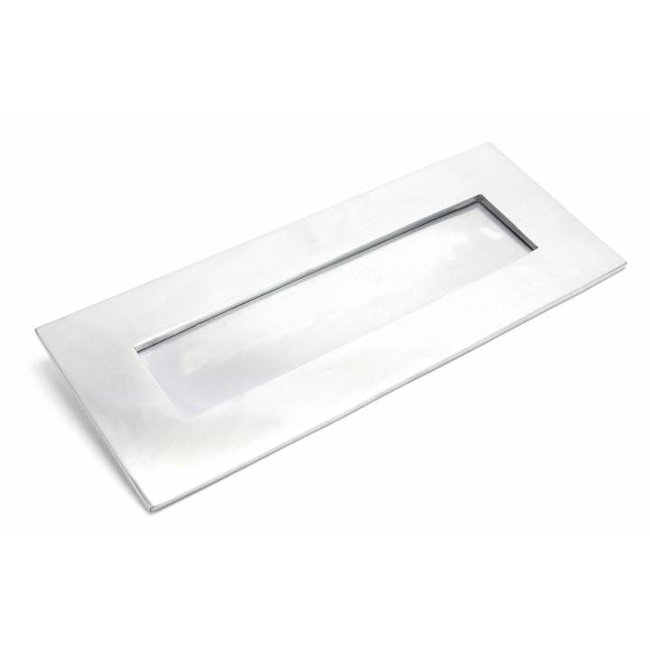 Satin Chrome Small Letter Plate