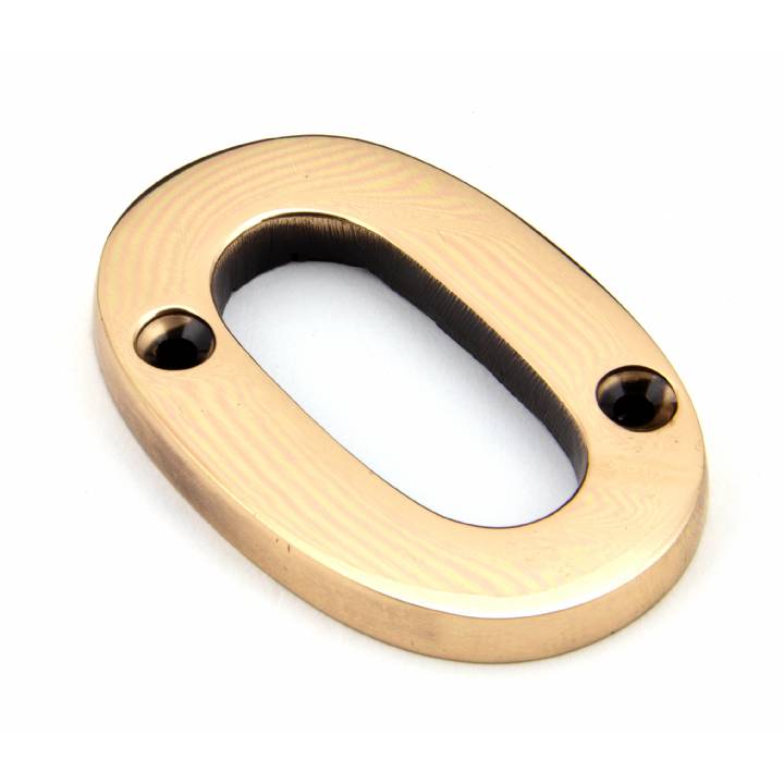 Polished Bronze Numeral 0