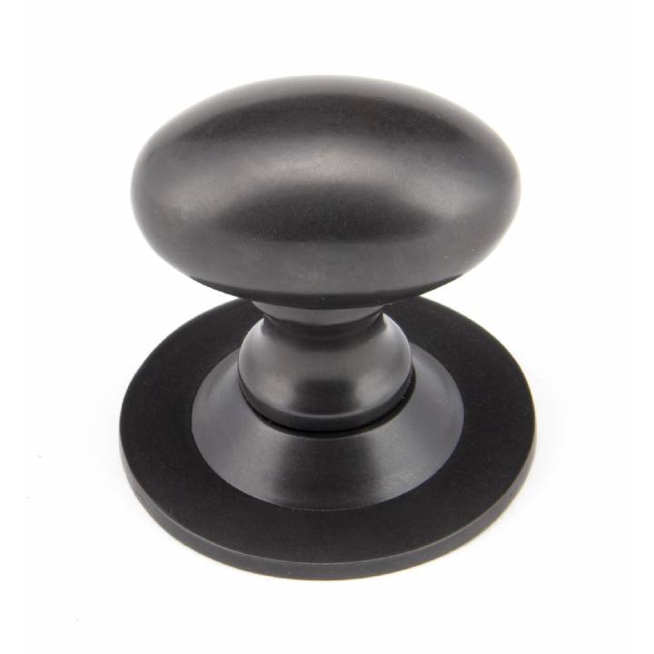 Aged Bronze 33mm Oval Cabinet Knob