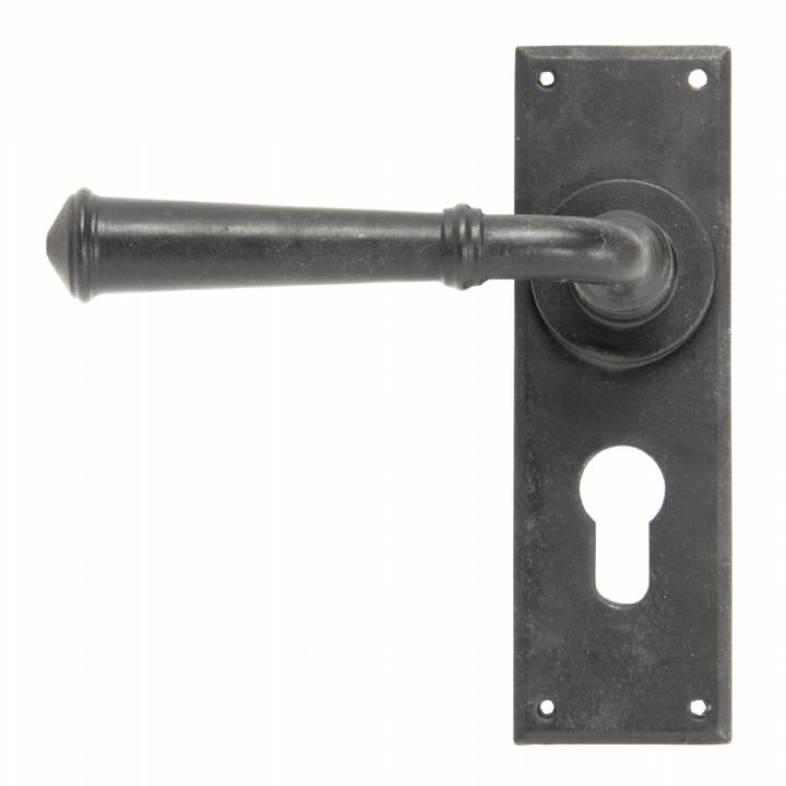 External Beeswax Regency Lever Euro Lock Set