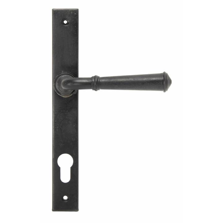 External Beeswax Regency Slimline Lever Espag Lock Set