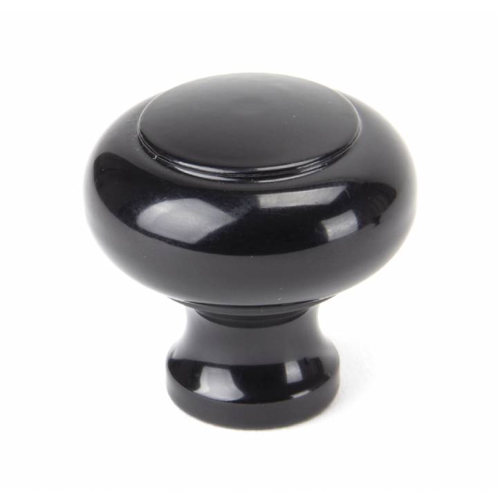 Black Regency Cupboard Knob - Large