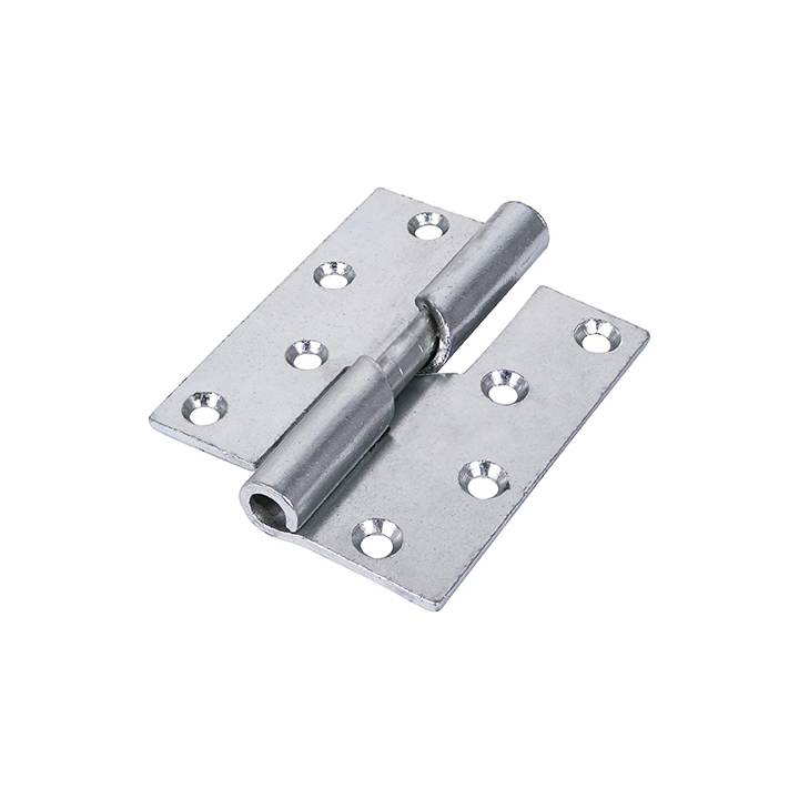 PAIR RIGHT HAND RISING BUTT ZINC HINGE 4 INCH