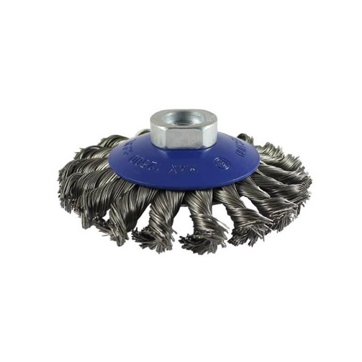 ADDAX STAINLESS WIRE BEVEL BRUSH 100mm