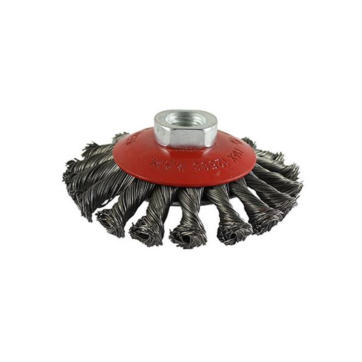 ADDAX STEEL WIRE BEVEL BRUSH 100mm