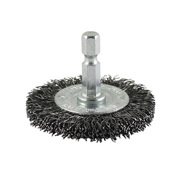 ADDAX STEEL WIRE WHEEL BRUSH 75MM