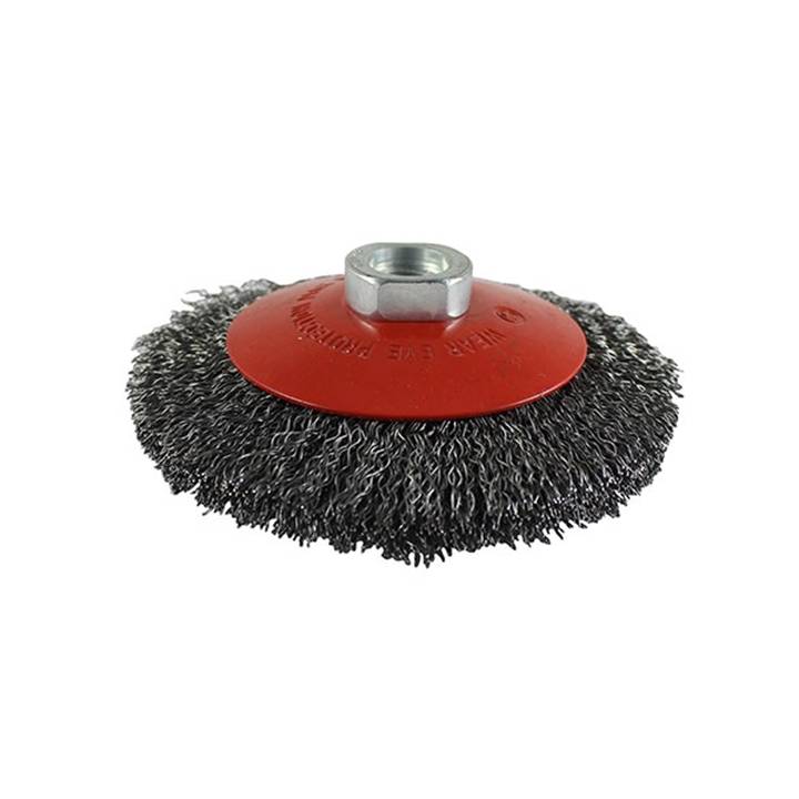 ADDAX STEEL WIRE BEVEL BRUSH 115MM