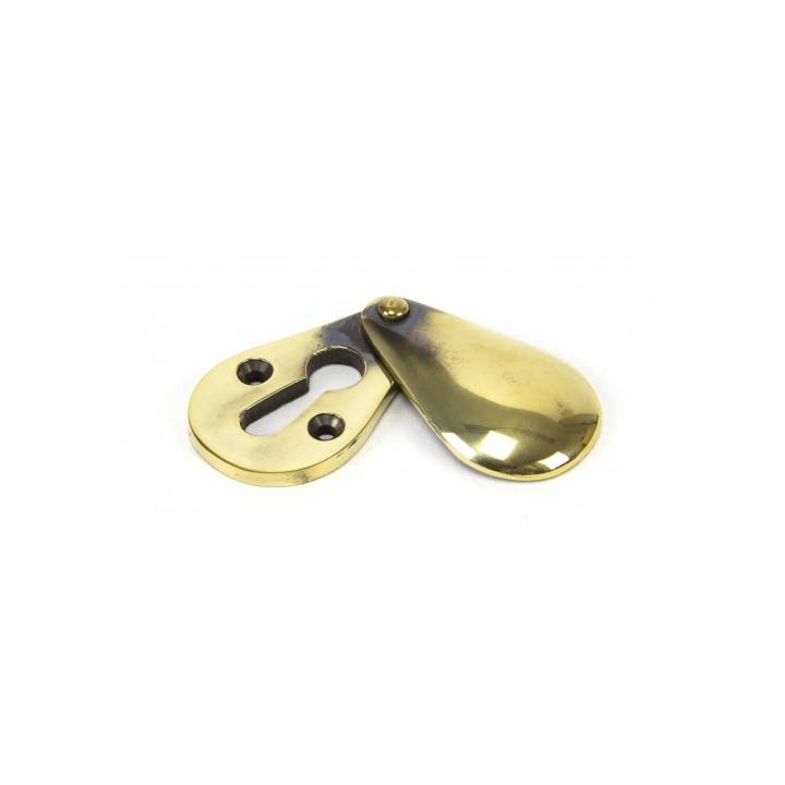 Aged Brass Plain Escutcheon