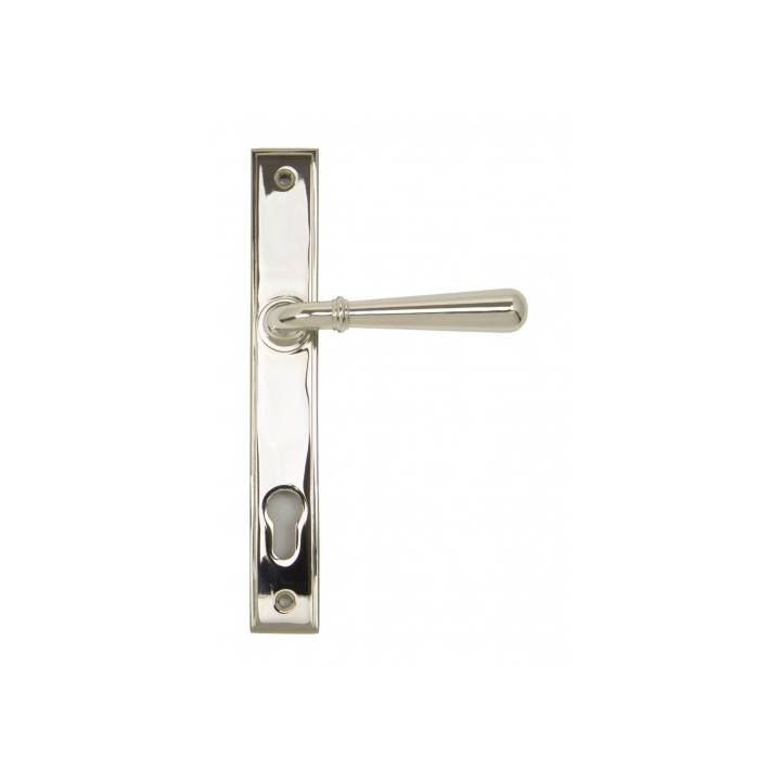 Polished Nickel Newbury Slimline Lever Espag. Lock Set