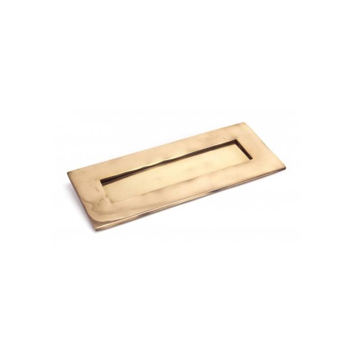 Polished Bronze Small Letterplate