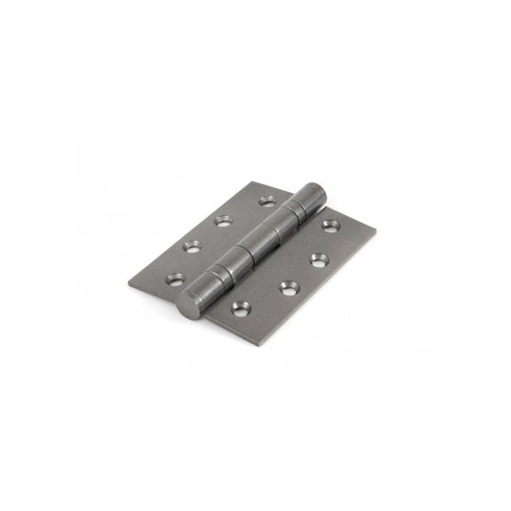 Pewter 4 Ball Bearing Butt Hinge (Pair)