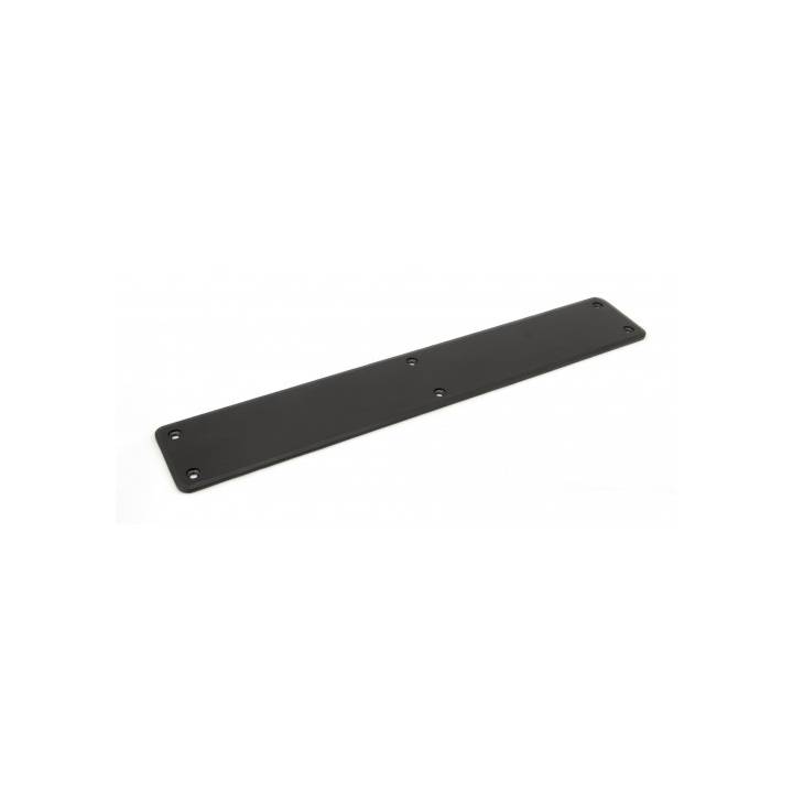 Black 400mm Plain Fingerplate