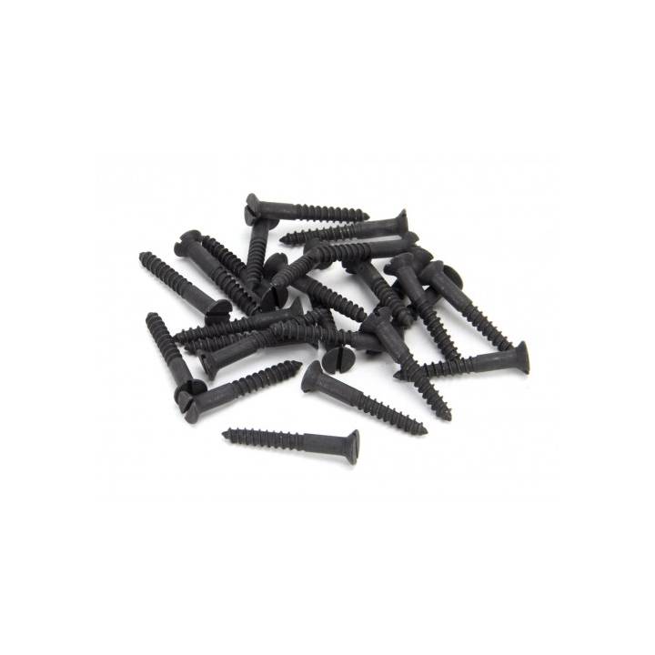 Black 8 x 1 Countersunk Screw (25)