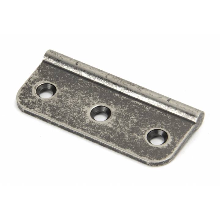 Pewter 75mm Dummy Butt Hinge (Single)