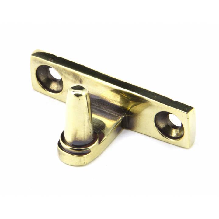 Aged Brass Cranked Stay Pin