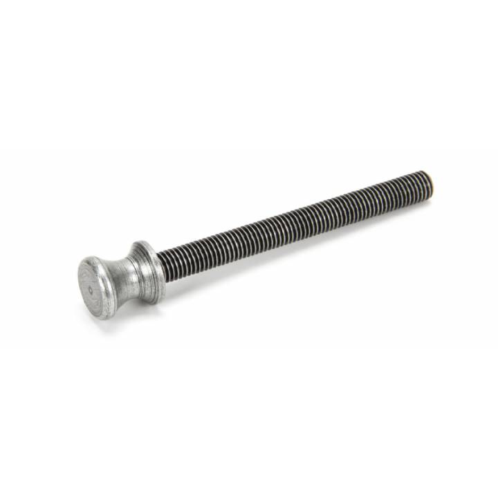 Pewter ended SS M10 110mm Threaded Bar